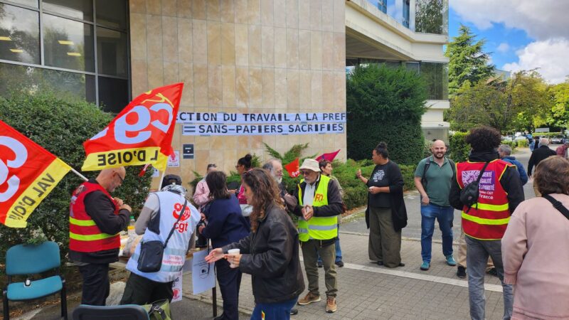 Intervention UD CGT 95 contre le déménagement de l’inspection du travail
